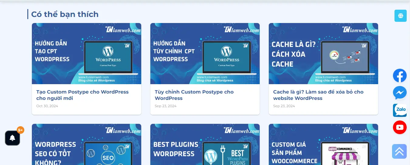 Hiển thị bài viết liên quan bằng shortcode cho website Wordpress 2 Hiển thị bài viết liên quan bằng shortcode