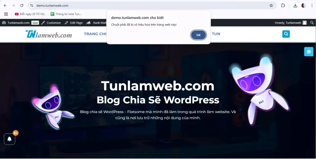 Ngăn chặn Copy và Dev Tools cho website WordPress