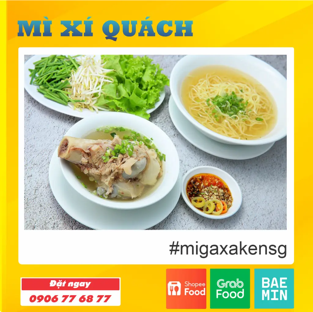 Banner Sản phẩm - Mì gà xá kén Sài gòn Banner Sản phẩm - Mì gà xá kén Sài gòn