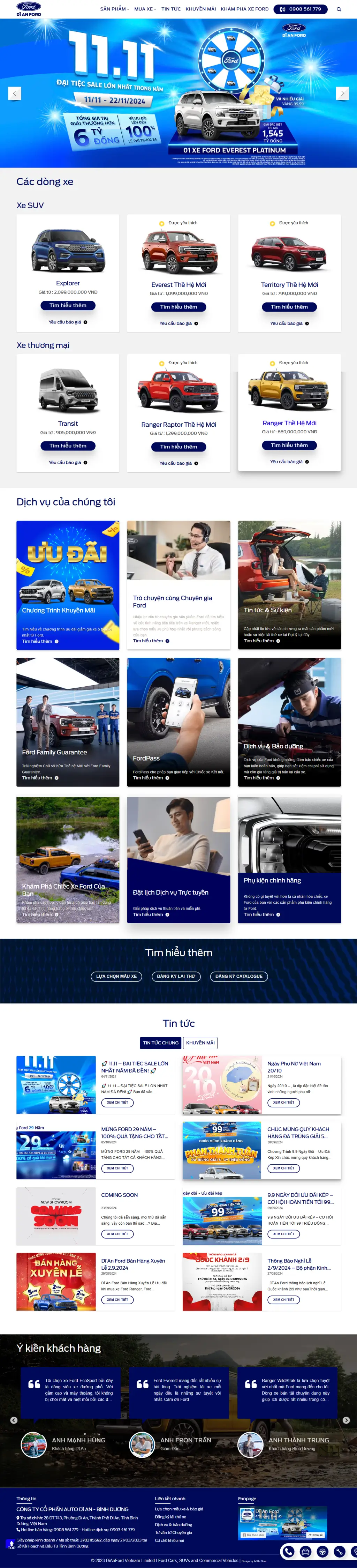 Website Dĩ An Ford 4 tunlamweb tkw di an ford 2