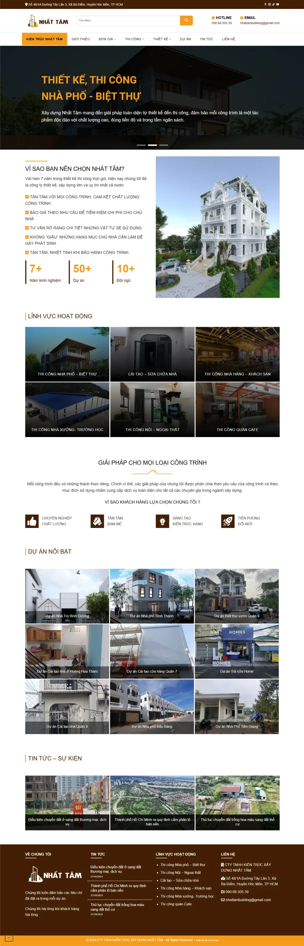 Website Kiến Trúc Nhất Tâm 4 tunlamweb tkw kien truc nhat tam 2
