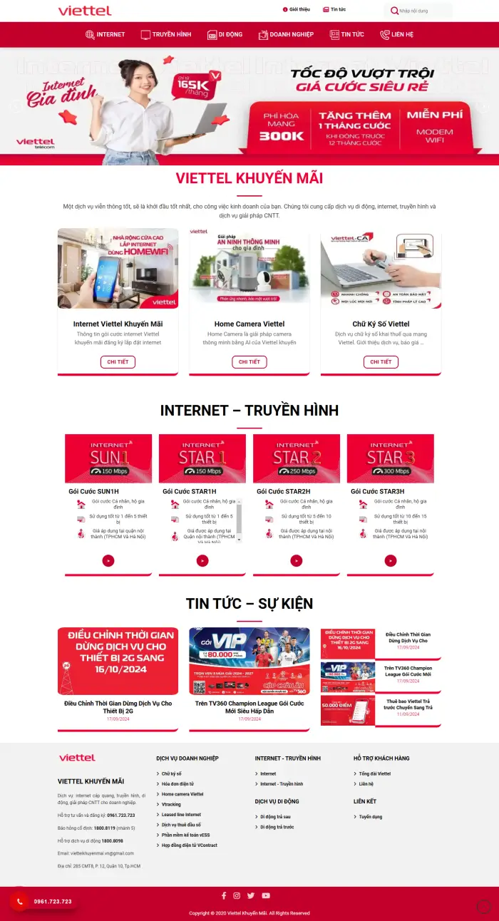 Website Viettel Khuyến Mãi 4 tunlamweb tkw viettel km 2