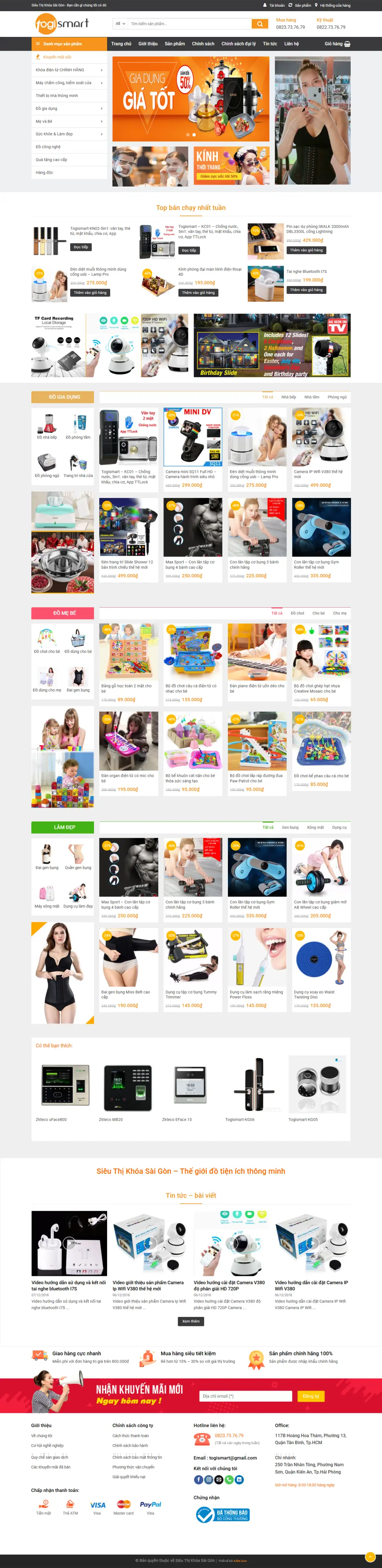 Website Siêu thị khóa Sài Gòn 4 tunlamweb website sieu thi khoa sai gon 1
