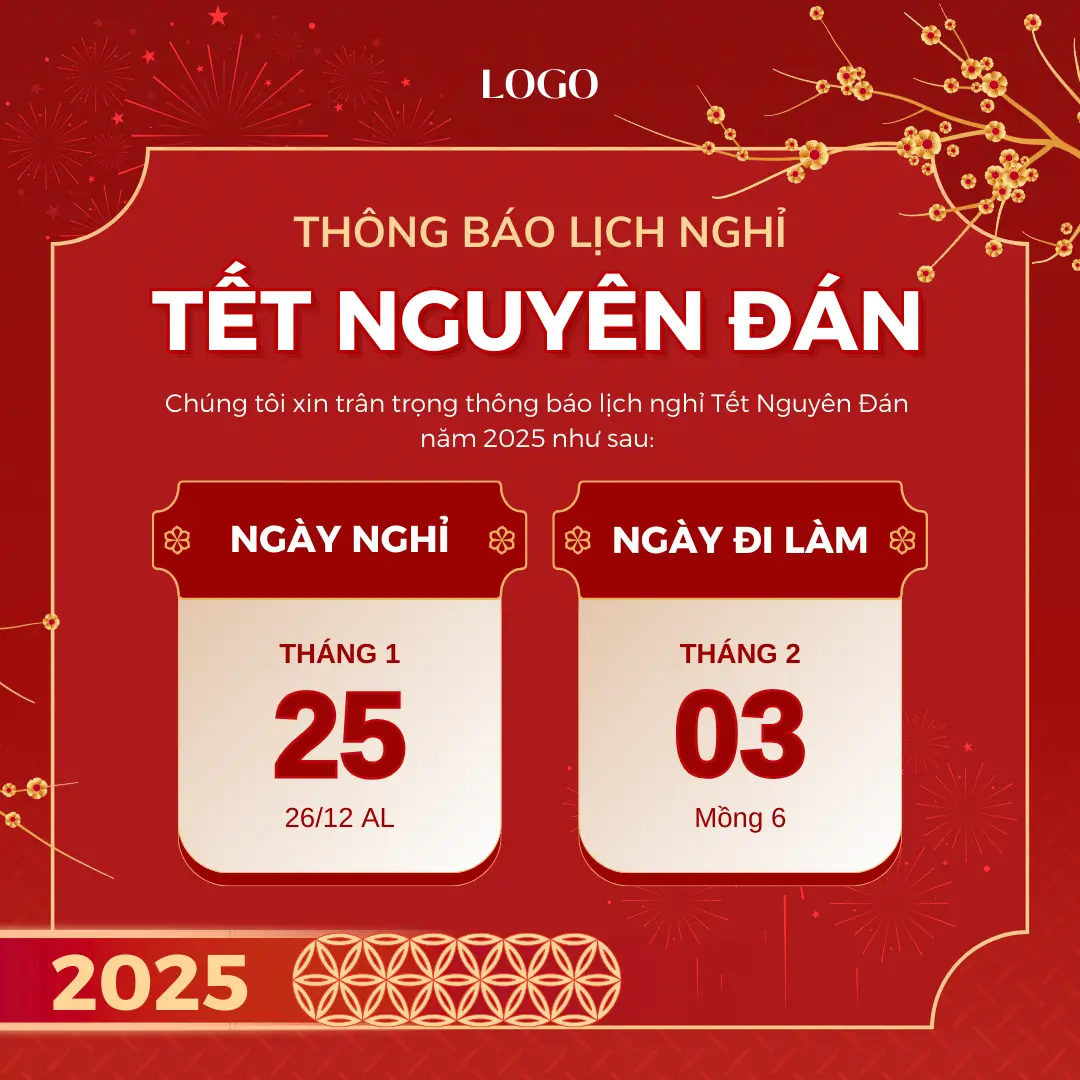 Mẫu banner tết truyền thống