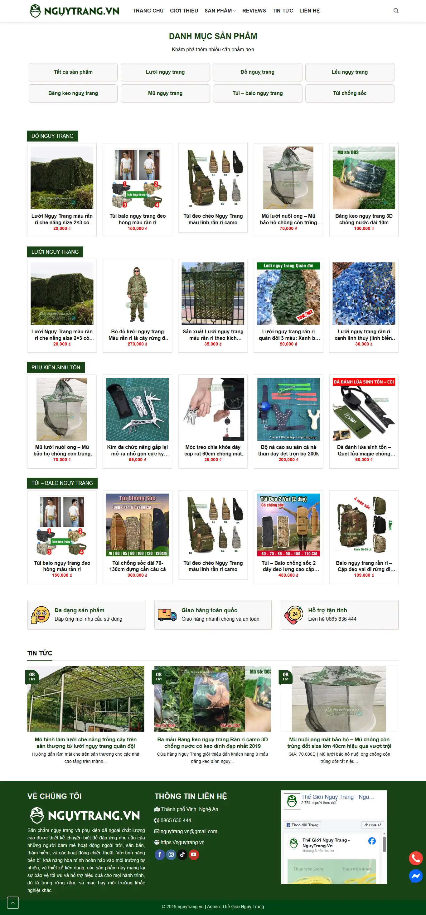 THIET KE WEBSITE NGUY TRANG 1