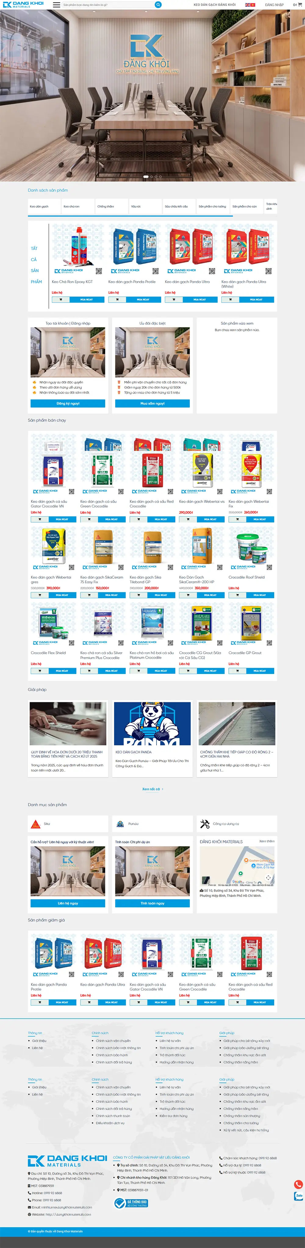 Thiet ke Website Dang Khoi Materials 2