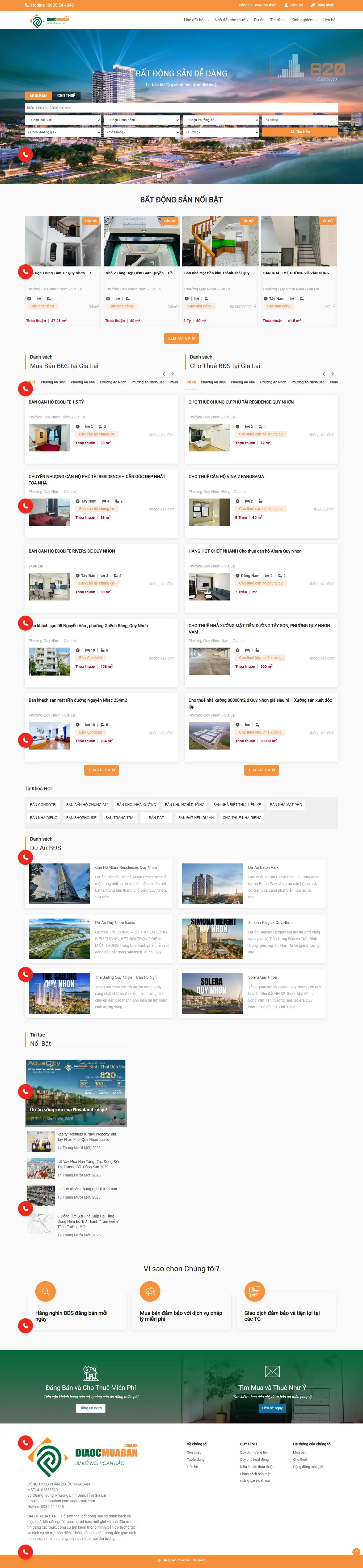 Thiết kế Website Địa Ốc Mua Bán 4 Thiet ke Website Dia Oc Mua Ban 1