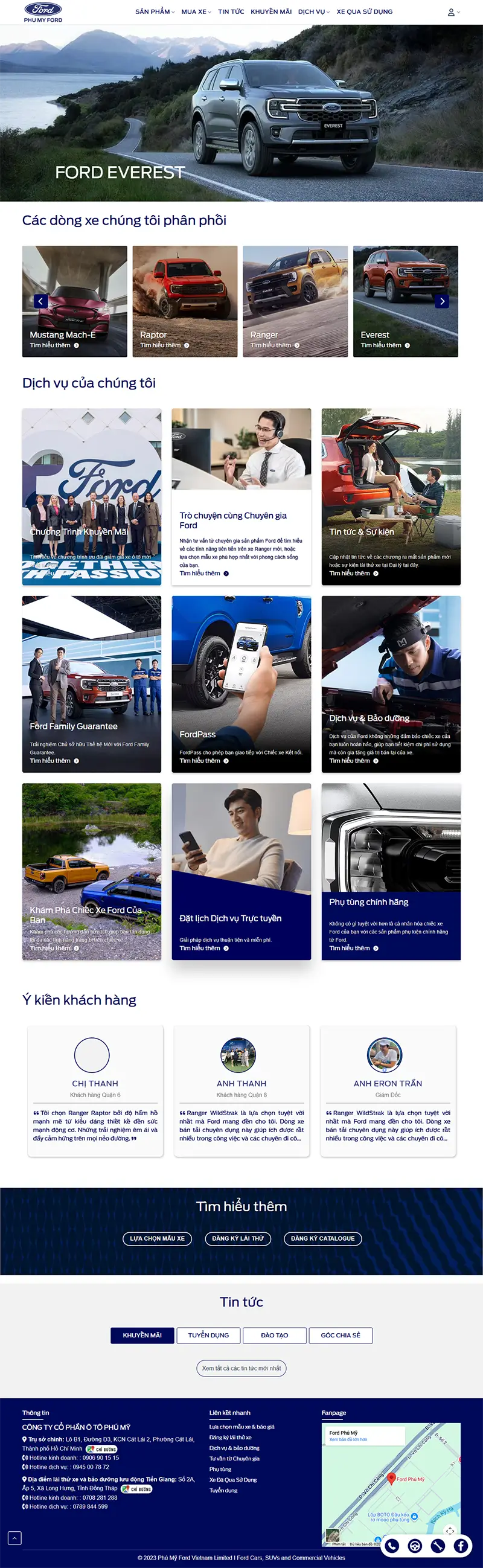 Thiet ke Website Phu My Ford 2