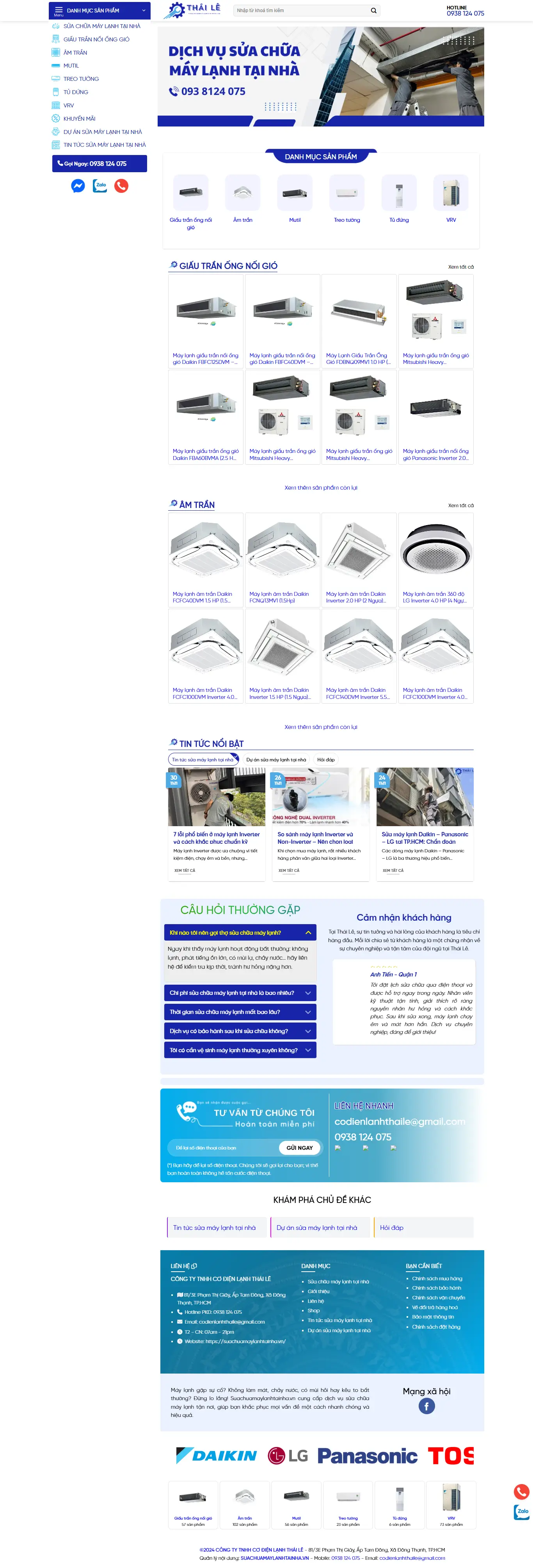 Thiết kế Website Sữa Chữa Máy Lạnh Tại Nhà 4 Thiet ke Website Sua Chua May Lanh Tai Nha 1