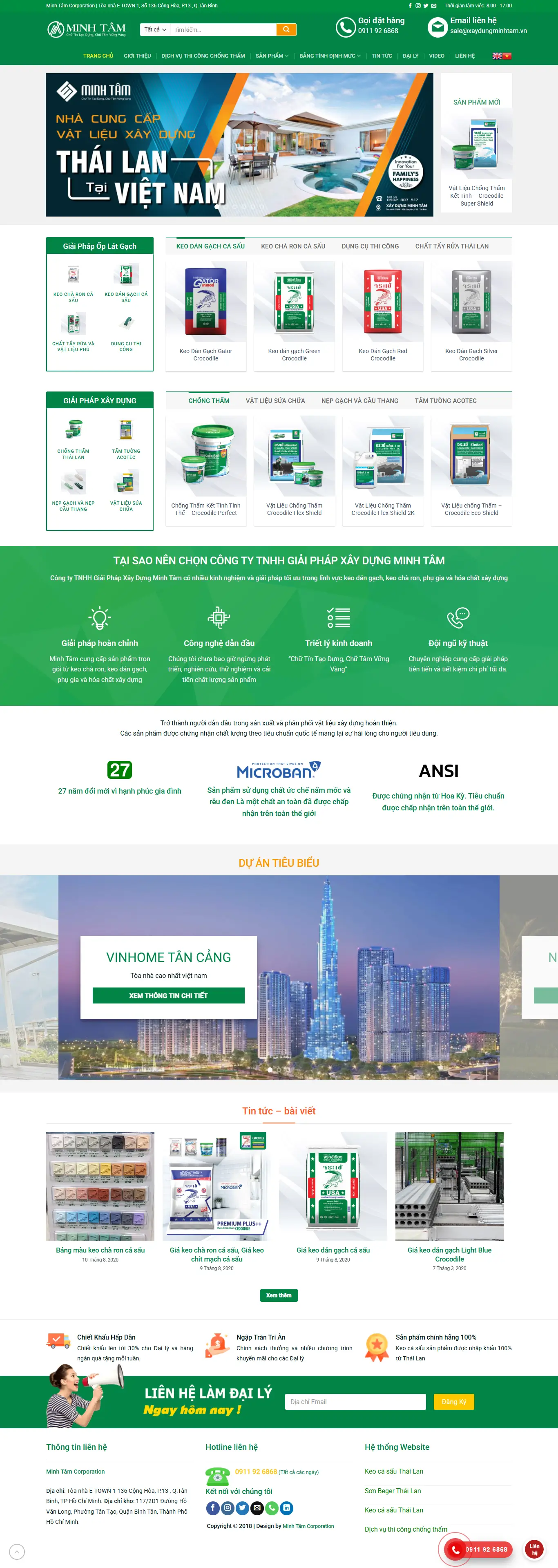 Thiết kế Website Xây Dựng Minh Tâm 4 Thiet ke Website Xay Dung Minh Tam 2