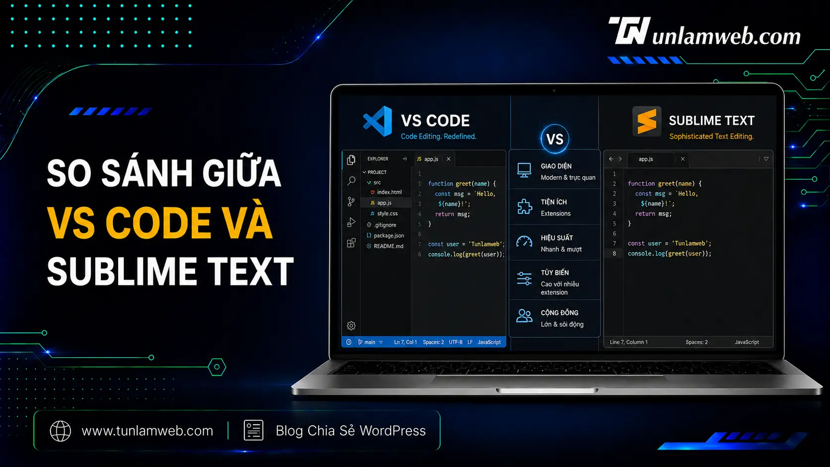 So Sánh Giữa VS Code Và Sublime Text – Tunlamweb.com