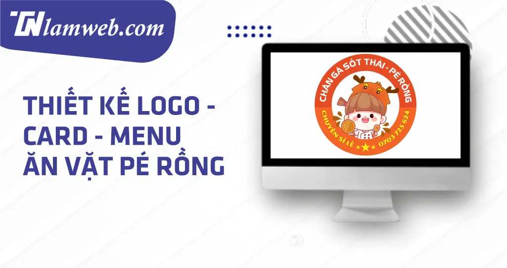 Thiết kế Logo - Ăn Vặt Pé Rồng 6 thiet ke logo an vat pe rong 1