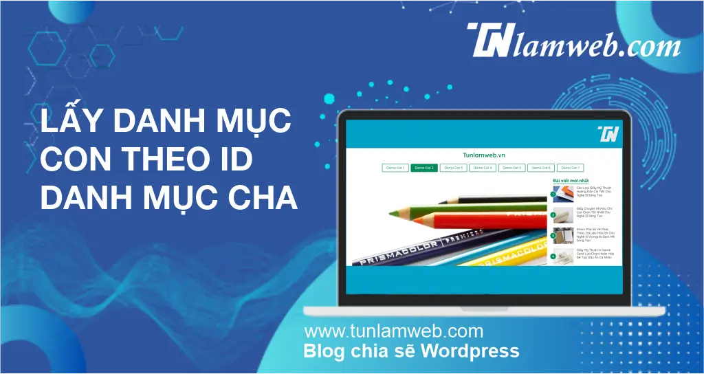 tunlamweb lay danh muc con theo id danh muc cha 1