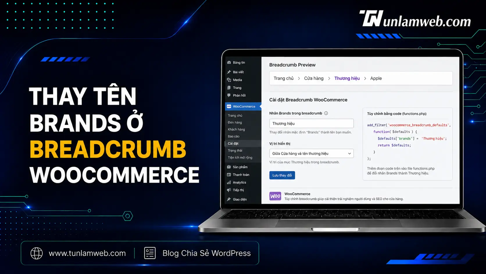 5 Ways To Ignite WooCommerce Breadcrumbs With "Thương Hiệu"